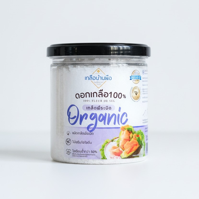ดอกเกลือ Organic เกล็ดพีระมิด